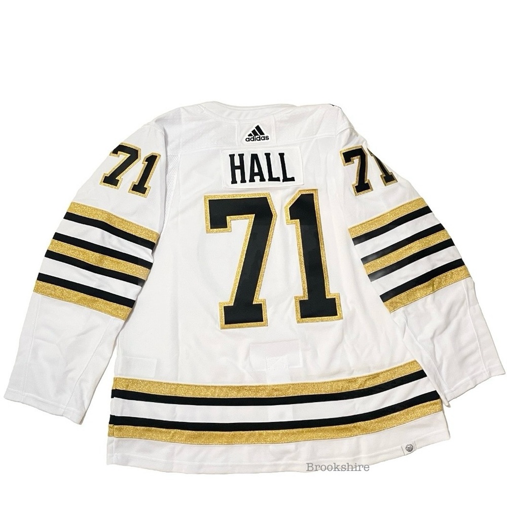 Adidas Boston Bruins Jersey Taylor Hall 100th Anniversary IM8286 Sizes 50 & 56